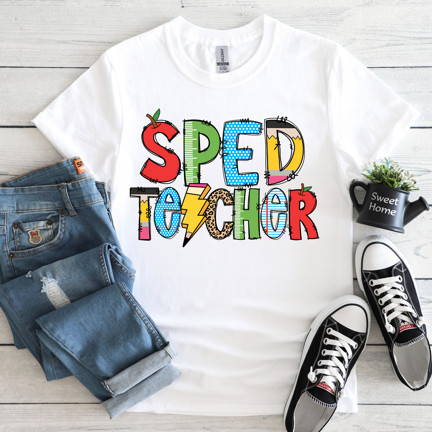 SCHOOL VIBES COLLECTION - SPED TEACHER TEE