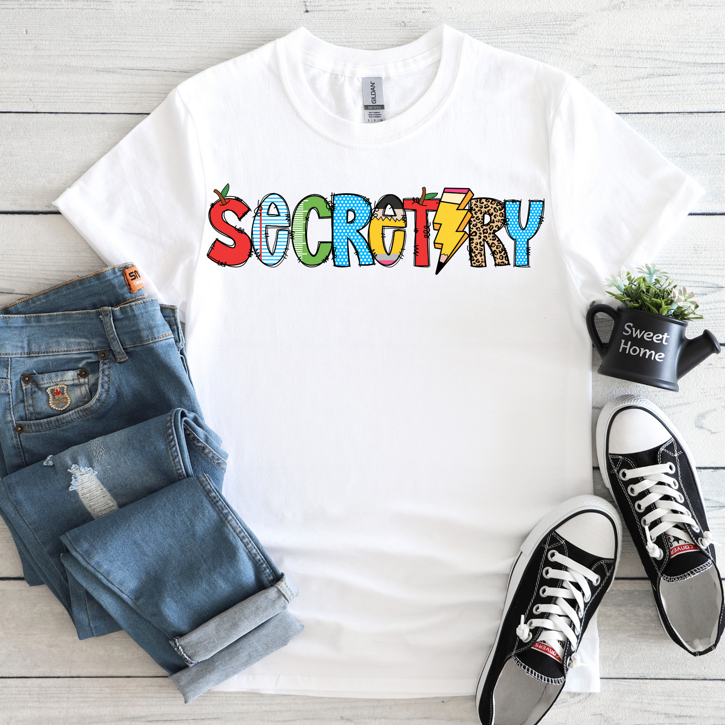 SCHOOL VIBES COLLECTION - SECRETARY TEE