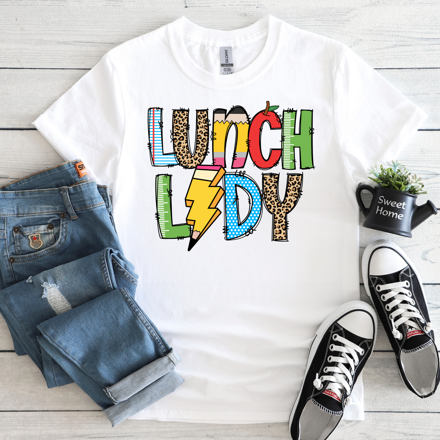 SCHOOL VIBES COLLECTION - LUNCH LADY TEE