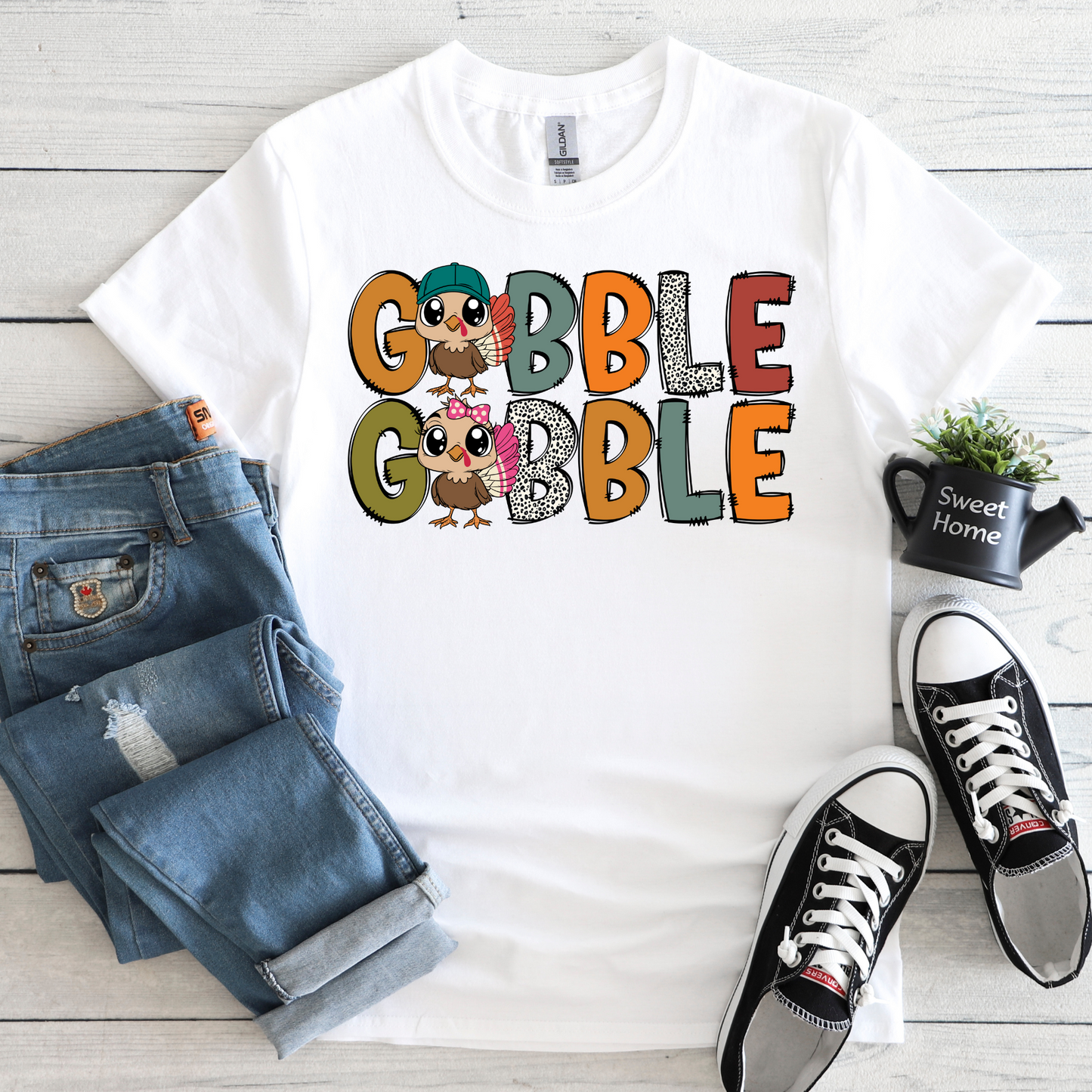HOLIDAY VIBES - GOBBLE GOBBLE TEE