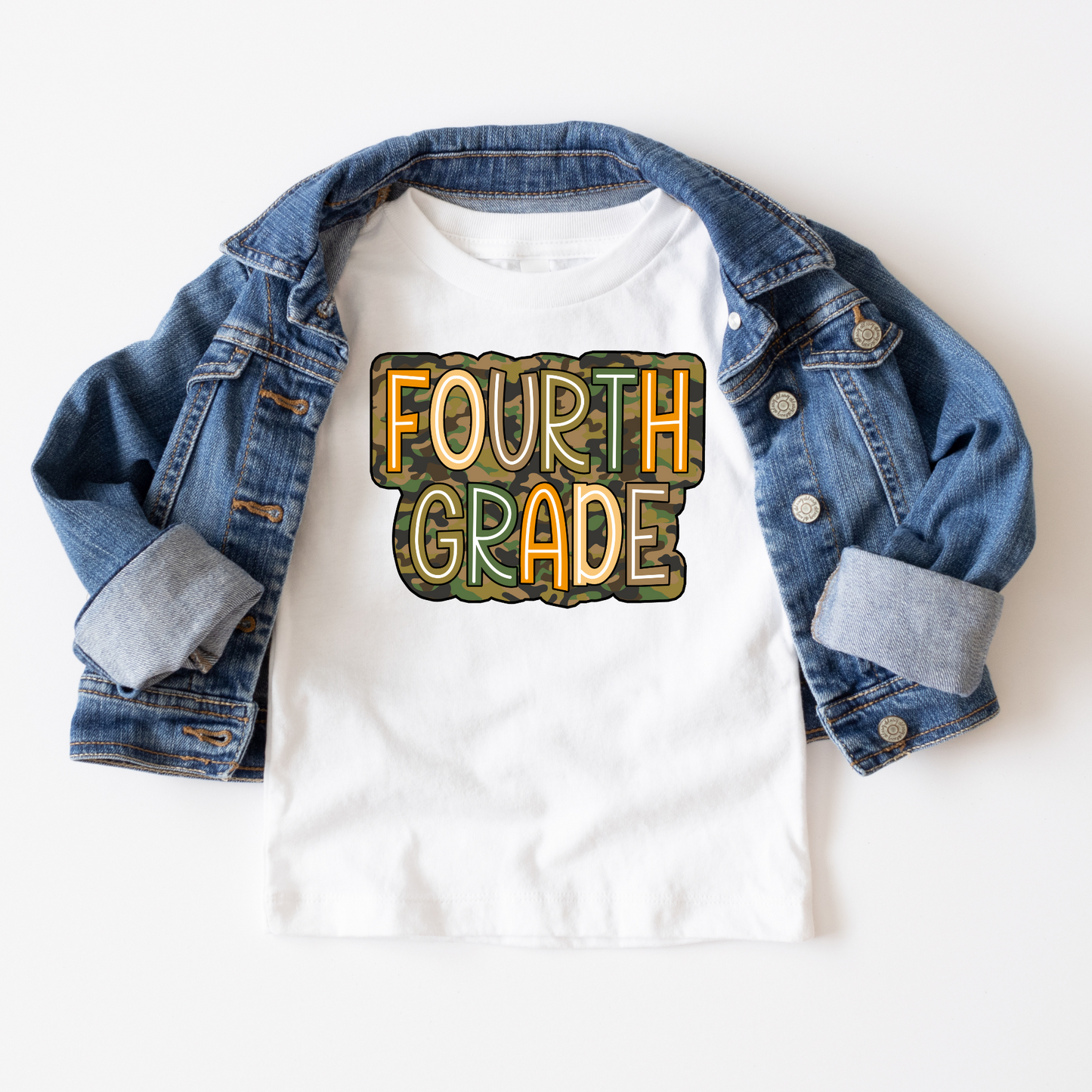 SCHOOL VIBES COLLECTION - 4TH GRADE BOY TEE
