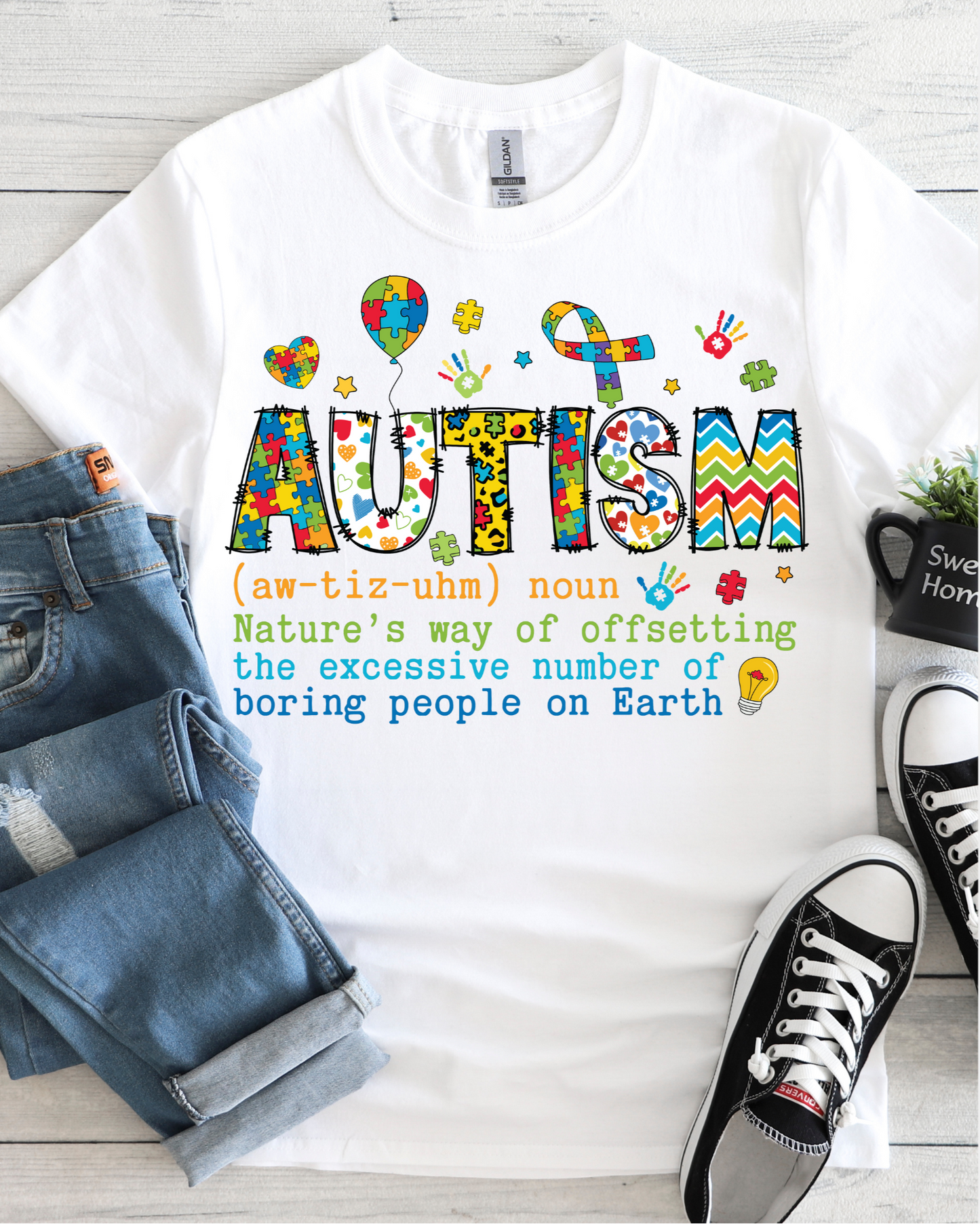 COLOR FOR A CAUSE COLLECTION - AUTISM (AW-TIZ-UHM) TEE