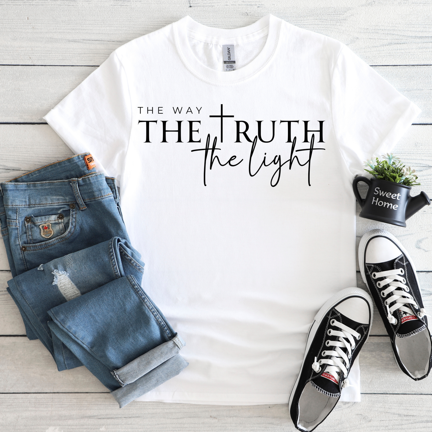 SPEAK LIFE COLLECTION - THE WAY THE TRUTH THE LIGHT TEE