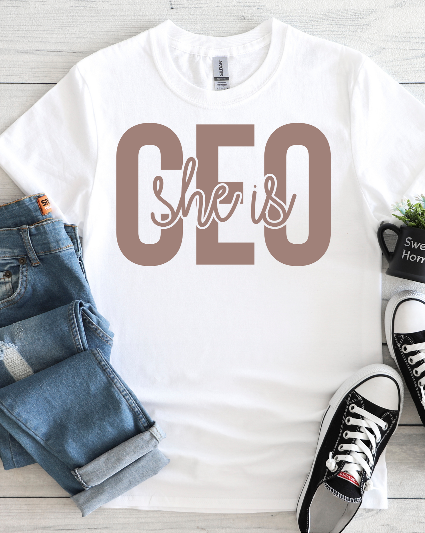 EMPOWERED & INSPIRED COLLECTION - SHE IS CEO TEE