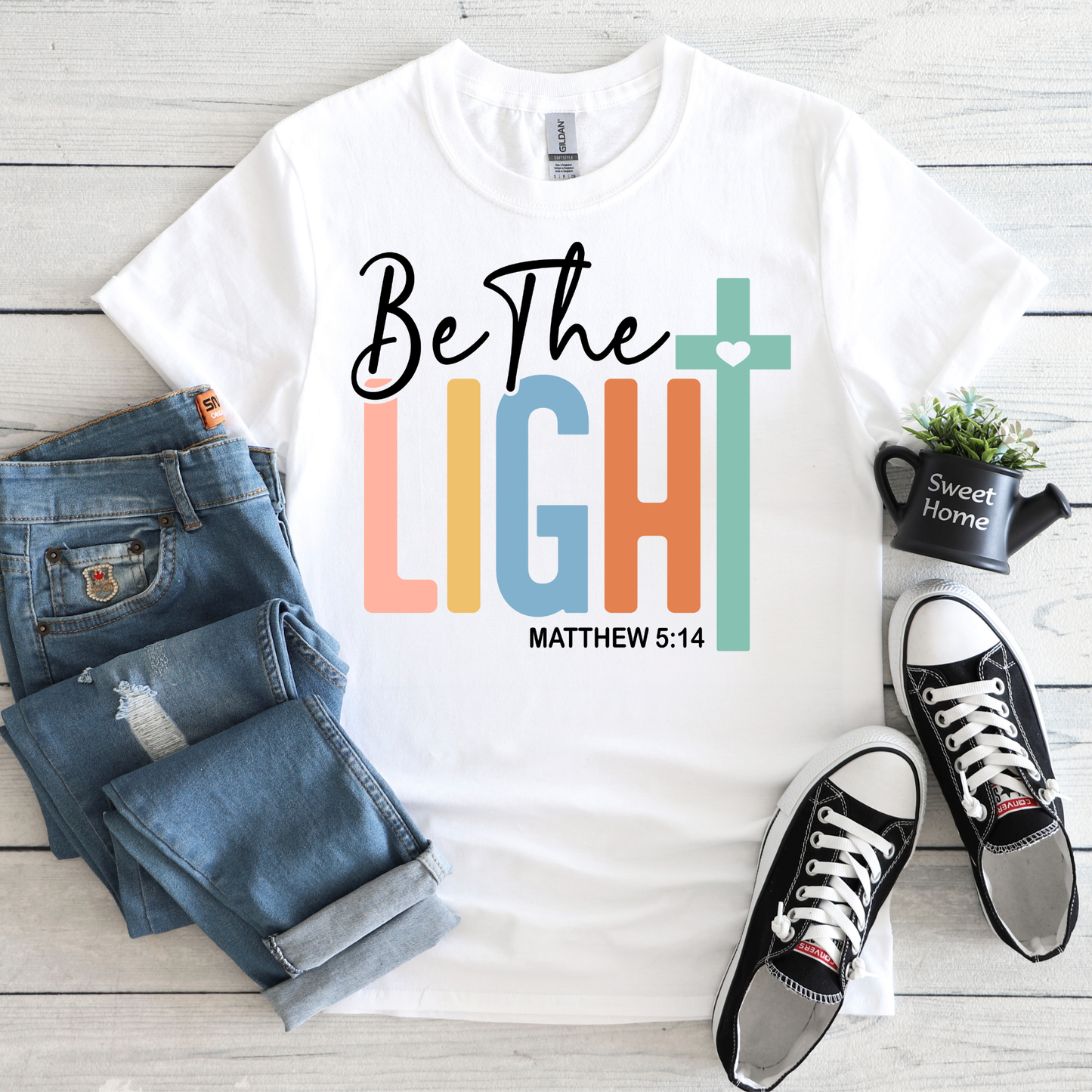 SPEAK LIFE COLLECTION - BE THE LIGHT TEE