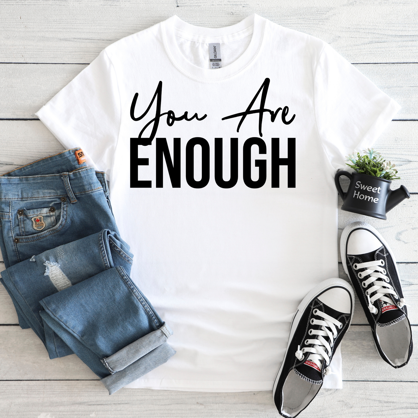 SPEAK LIFE COLLECTION - YOU ARE ENOUGH TEE