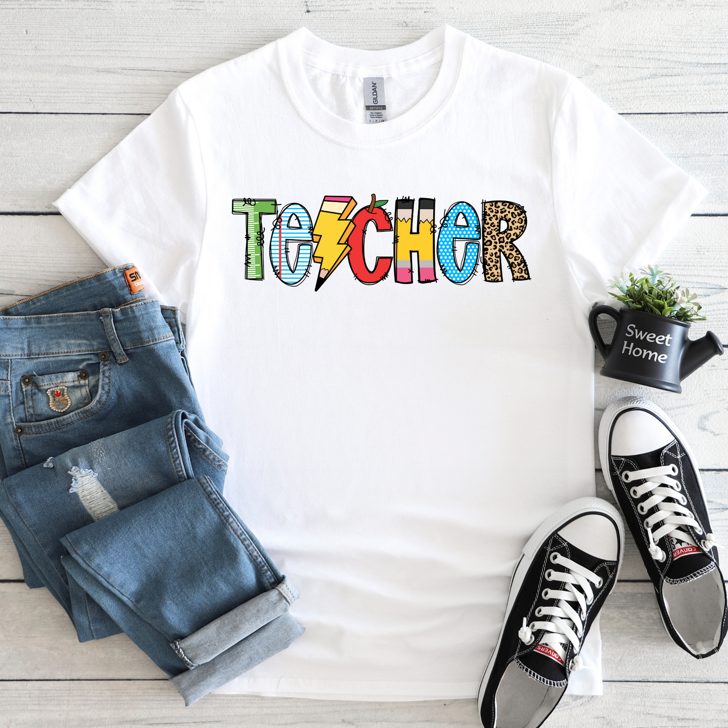 SCHOOL VIBES COLLECTION - TEACHER TEE