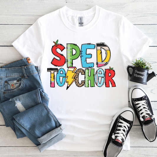 SCHOOL VIBES COLLECTION - SPED TEACHER TEE