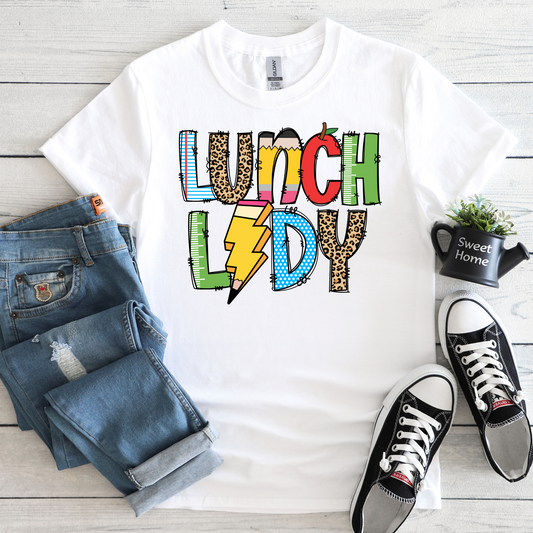SCHOOL VIBES COLLECTION - LUNCH LADY TEE