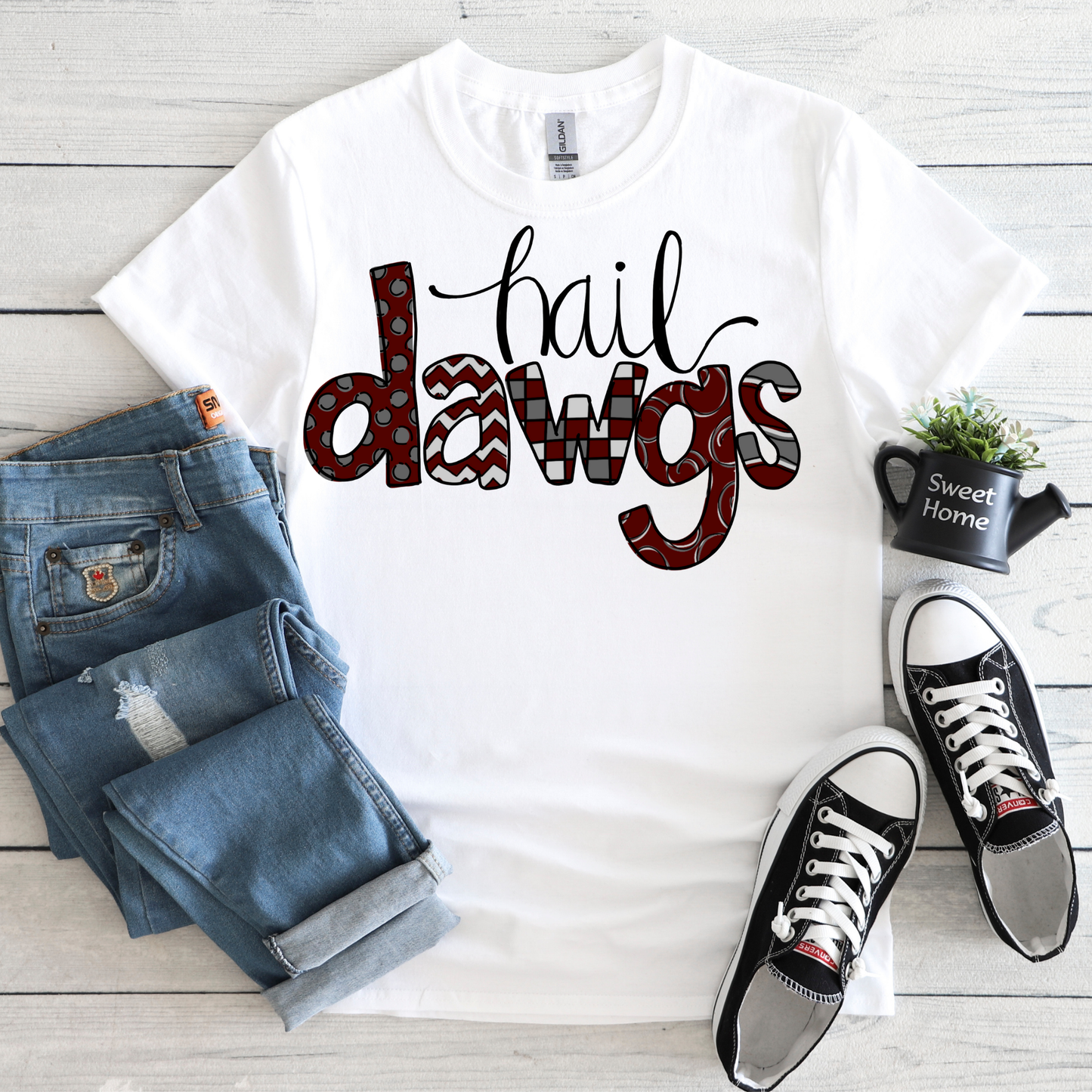 MAGNOLIA STATE COLLECTION - HAIL DAWGS TEE
