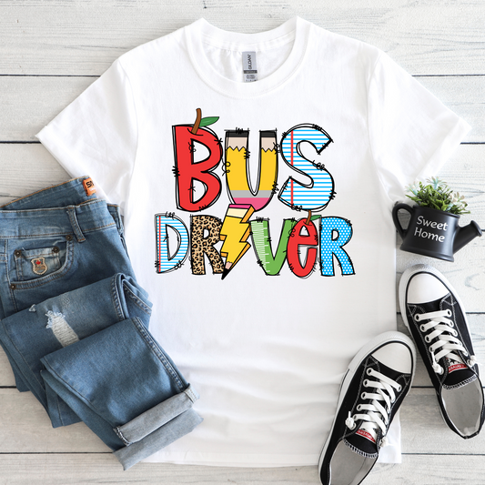 SCHOOL VIBES COLLECTION - BUS DRIVER TEE