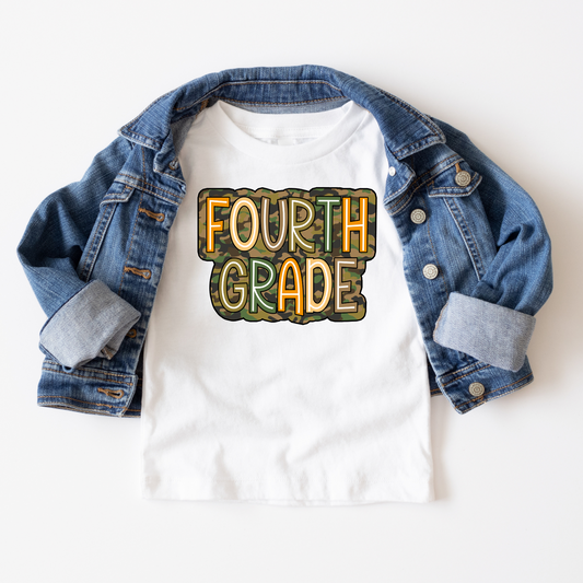 SCHOOL VIBES COLLECTION - 4TH GRADE BOY TEE