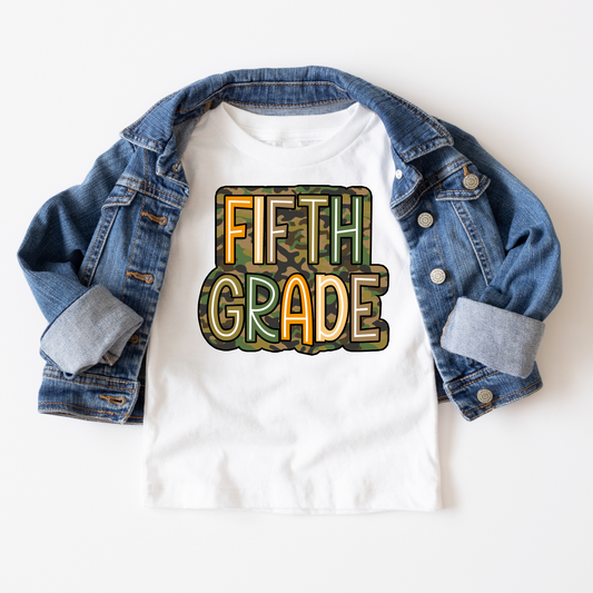 SCHOOL VIBES COLLECTION - 5TH GRADE BOY TEE