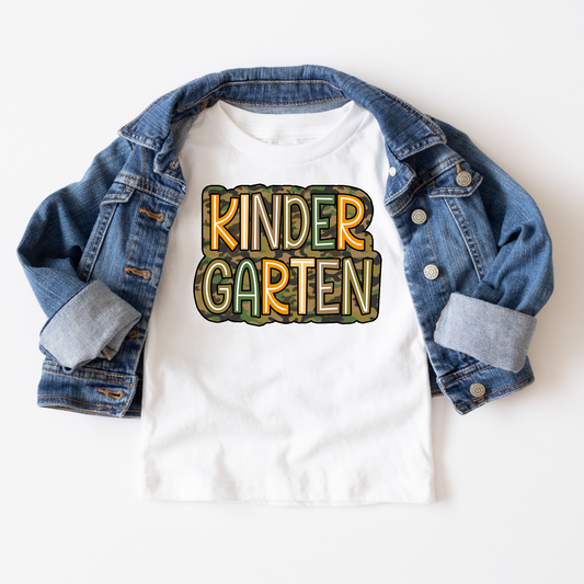 SCHOOL VIBES COLLECTION - KINDERGARTEN BOY TEE