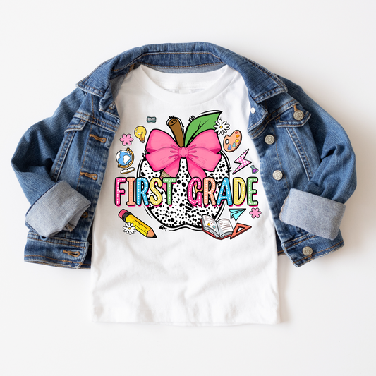 SCHOOL VIBES COLLECTION - 1ST GRADE GIRL TEE