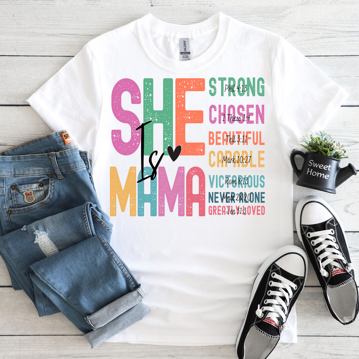 MOTHERHOOD COLLECTION - SHE IS MAMA TEE